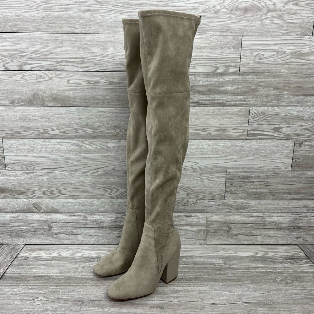 Kendall + kylie Ayla Gray over knee high boots sz. 6.5M Reg $225